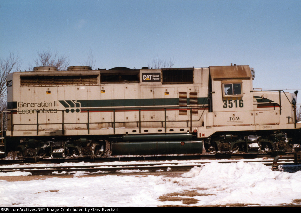 TCWR GP20C #3516 - Twin Cities & Western RR